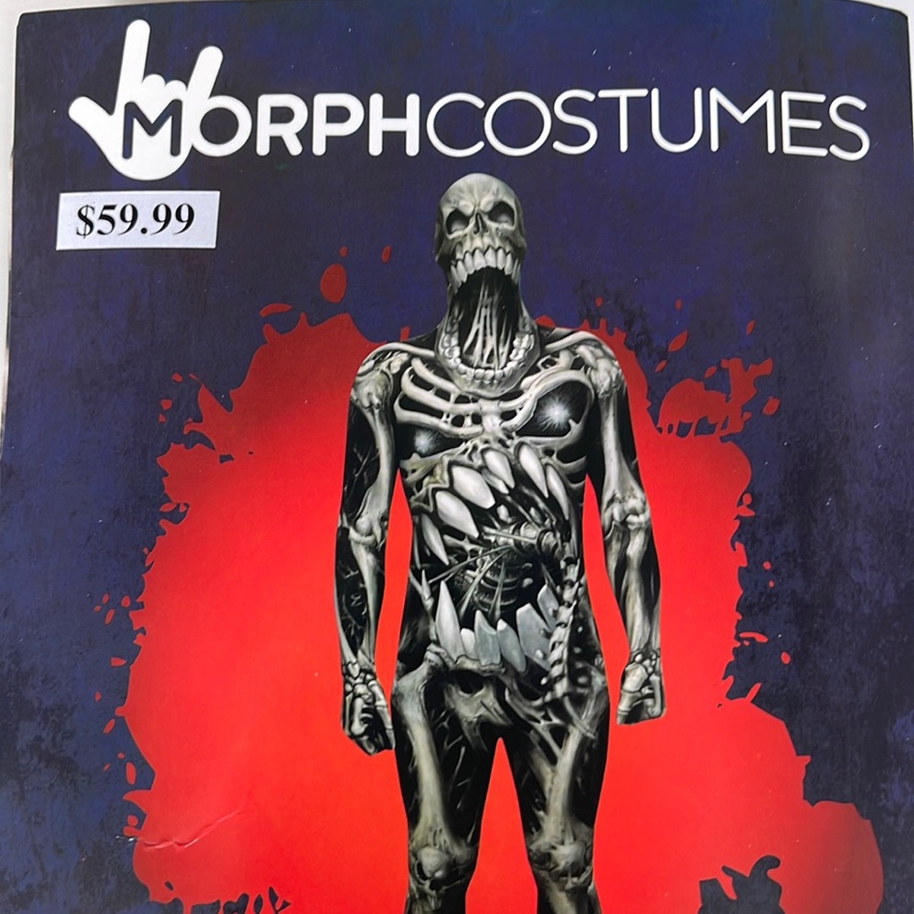 Skull & Bones Crane ET OS Adult Costume! New!